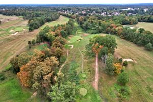 Chantilly (Vineuil) 17th Tee Aerial
